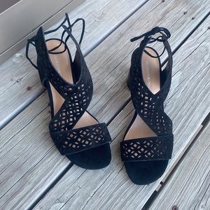 Franco Fortini Leather block heels